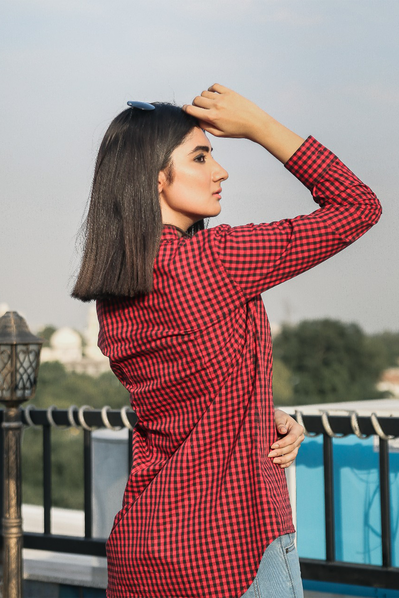 Red Chequered Shirt