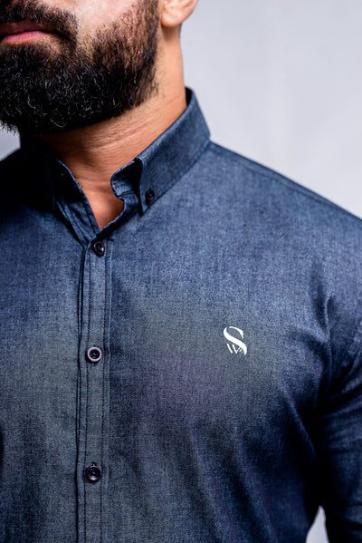 Dark Sumbo Sigil Denim Shirt