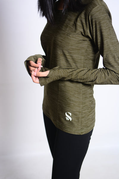 Ever Olive green full Sleeves