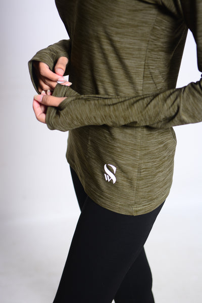 Ever Olive green full Sleeves