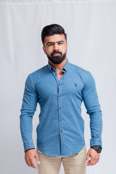 Light Sumbo Sigil Denim Shirt