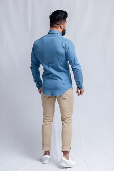 Light Sumbo Sigil Denim Shirt