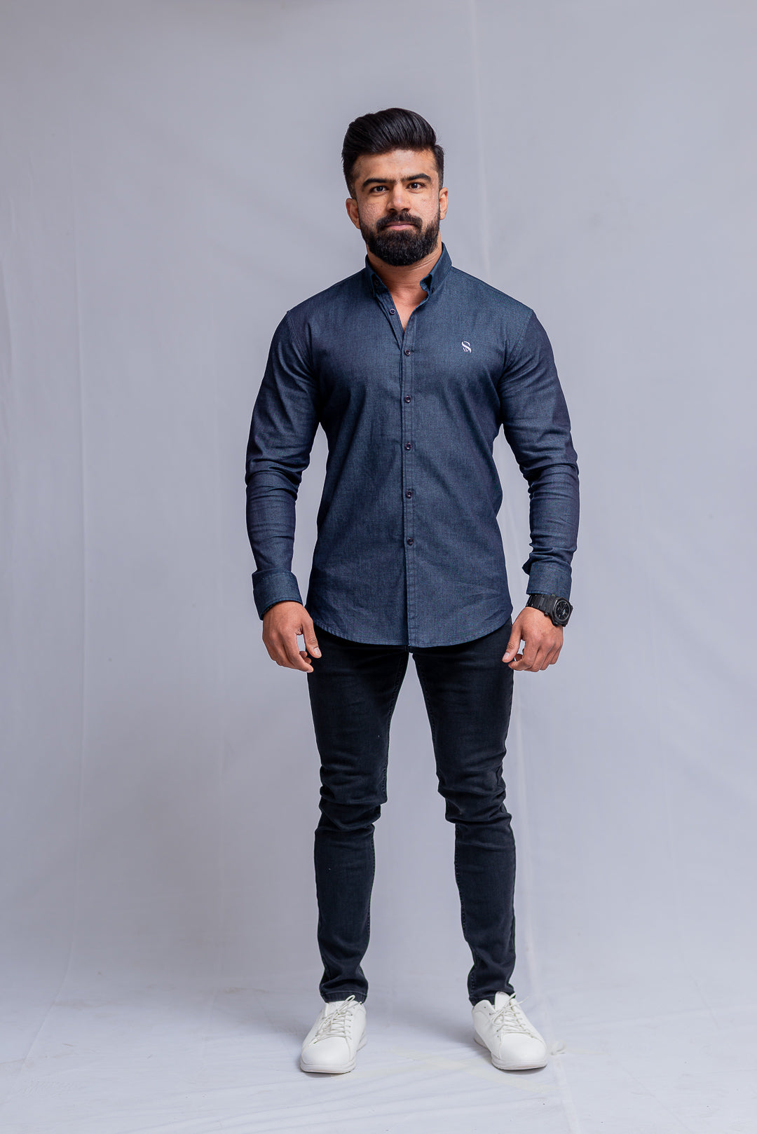 Dark Sumbo Sigil Denim Shirt